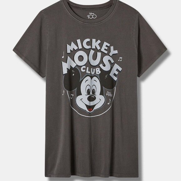 Torrid Size 6(30/32) Disney Steamboat Willie Classic Fit Crew Neck Top - Picture 5 of 5